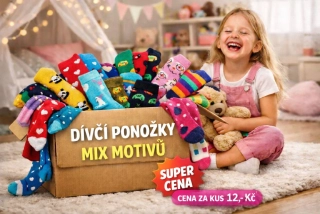 BALÍČEK DISNEY MIX DÍVČÍ PONOŽKY 37 PÁRŮ VE VELIKOST 23/26-AKCE