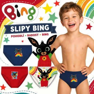 CHLAPECKÉ SLIPY ZAJÍČEK BING SADA 3 KUSY