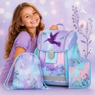 Školní set 3ks PREMIUM LIGHT Kolibřík